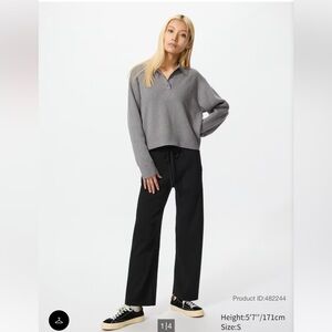 Uniqlo Washable Knit Ribbed Pants